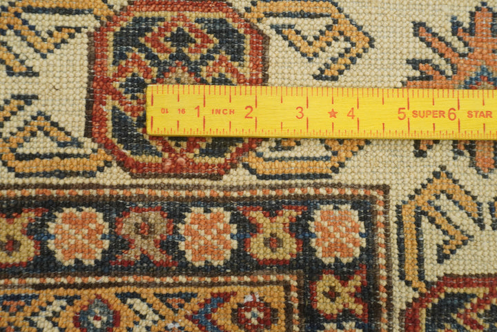 4x6 Red Kazak Hand Knotted Afghan Oriental Rug - Yildiz Rugs