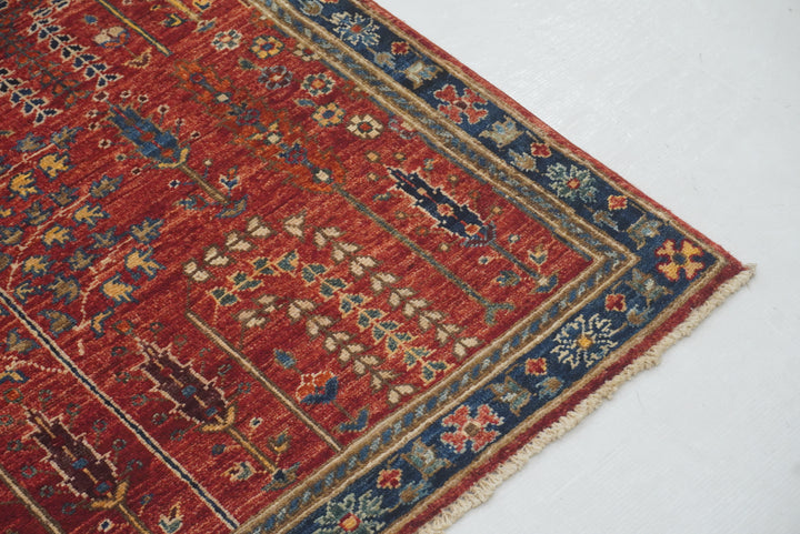 3x5 Red Bakhshaish Afghan Hand Knotted Oriental Rug