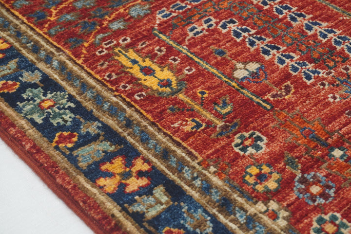 3x5 Red Bakhshaish Afghan Hand Knotted Oriental Rug