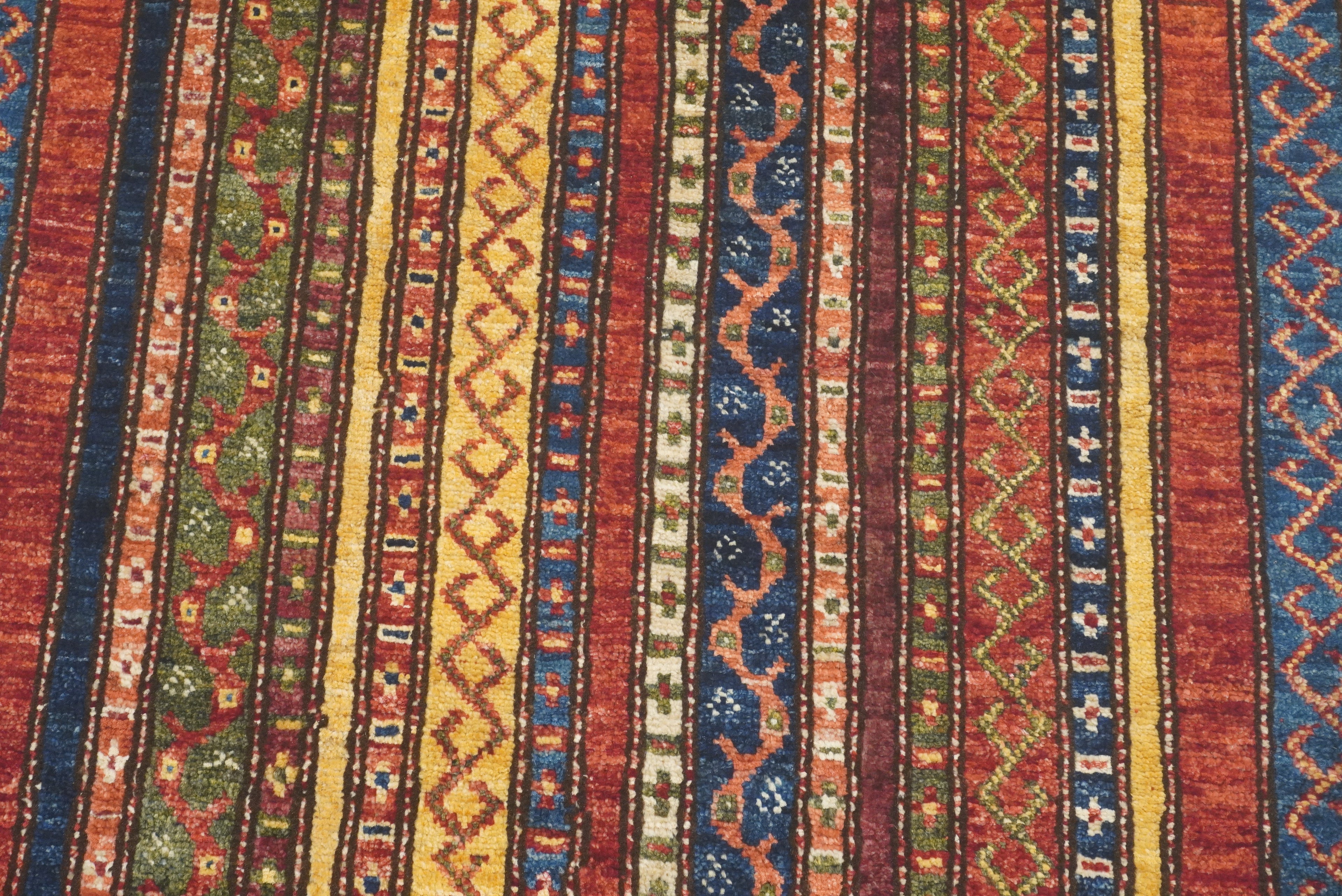 3x4 Red Turkish Style Hand knotted Wool Rug - Yildiz Rugs