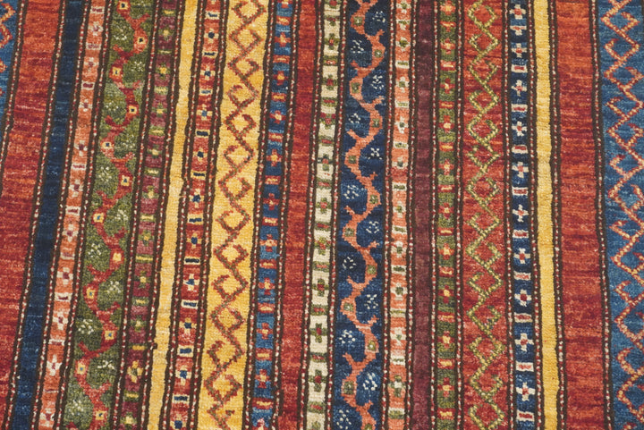 3x4 Red Turkish Style Hand knotted Wool Rug - Yildiz Rugs