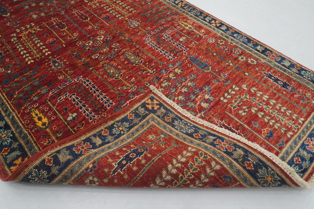 3x5 Red Bakhshaish Afghan Hand Knotted Oriental Rug