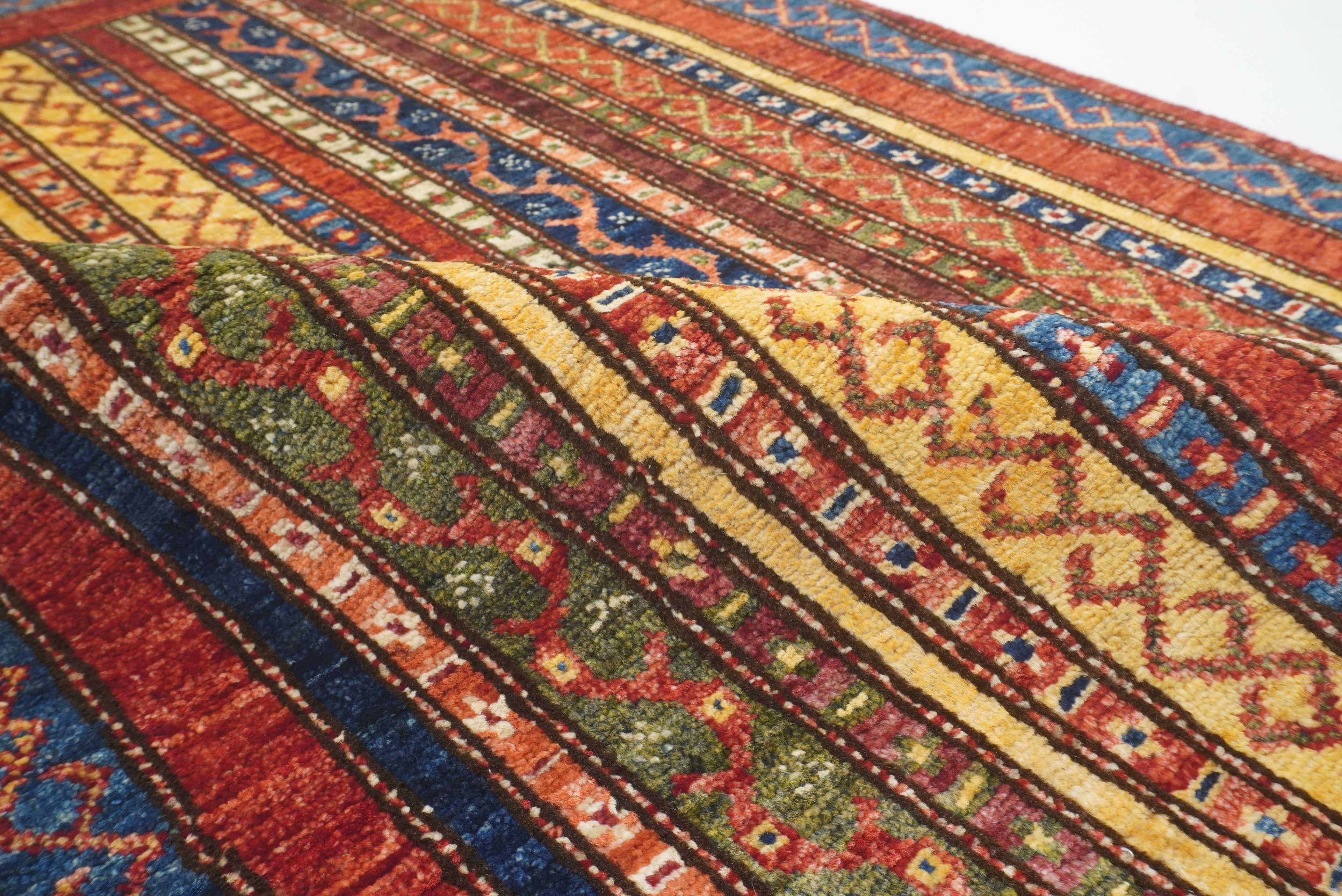 3x4 Red Turkish Style Hand knotted Wool Rug - Yildiz Rugs
