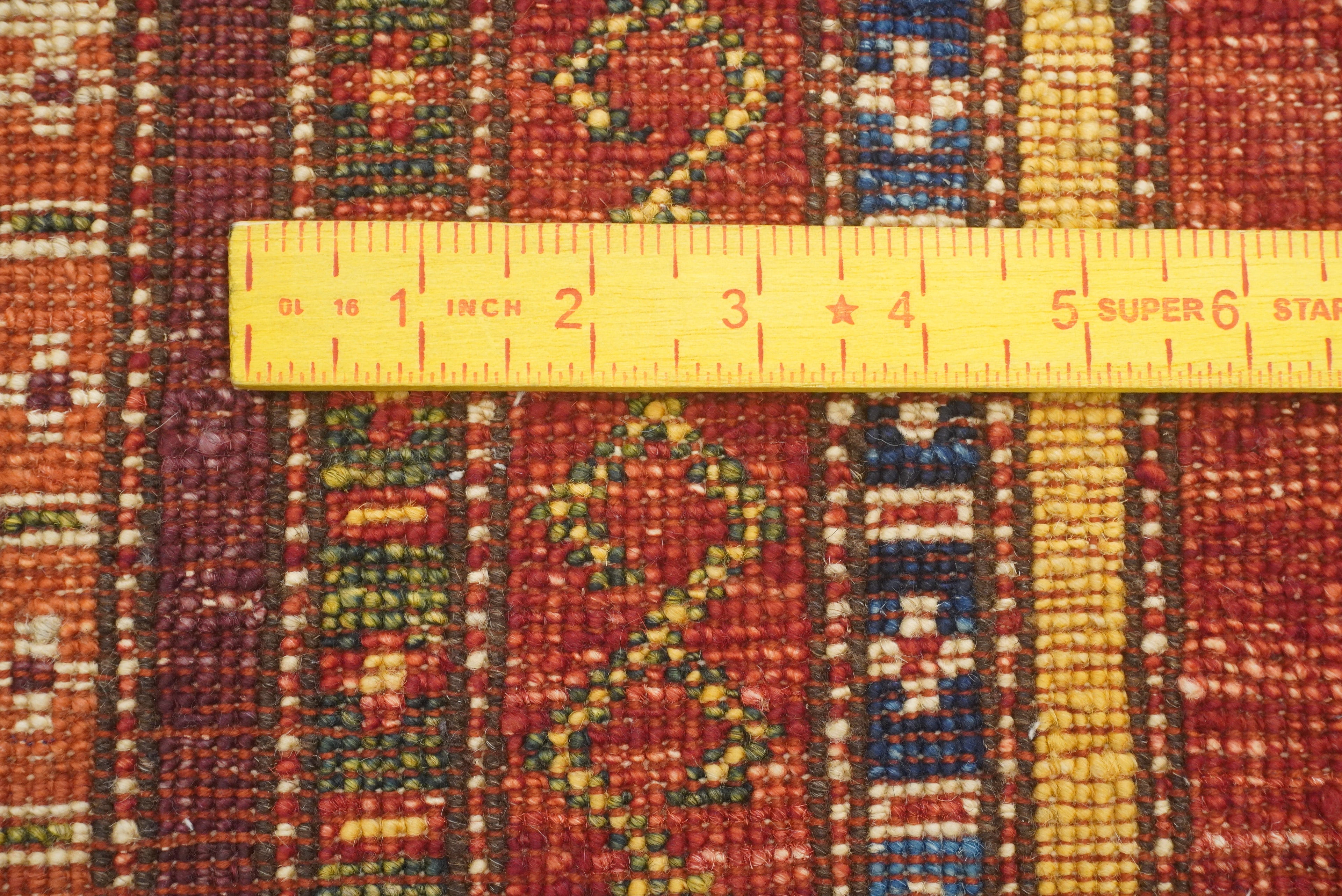 3x4 Red Turkish Style Hand knotted Wool Rug - Yildiz Rugs