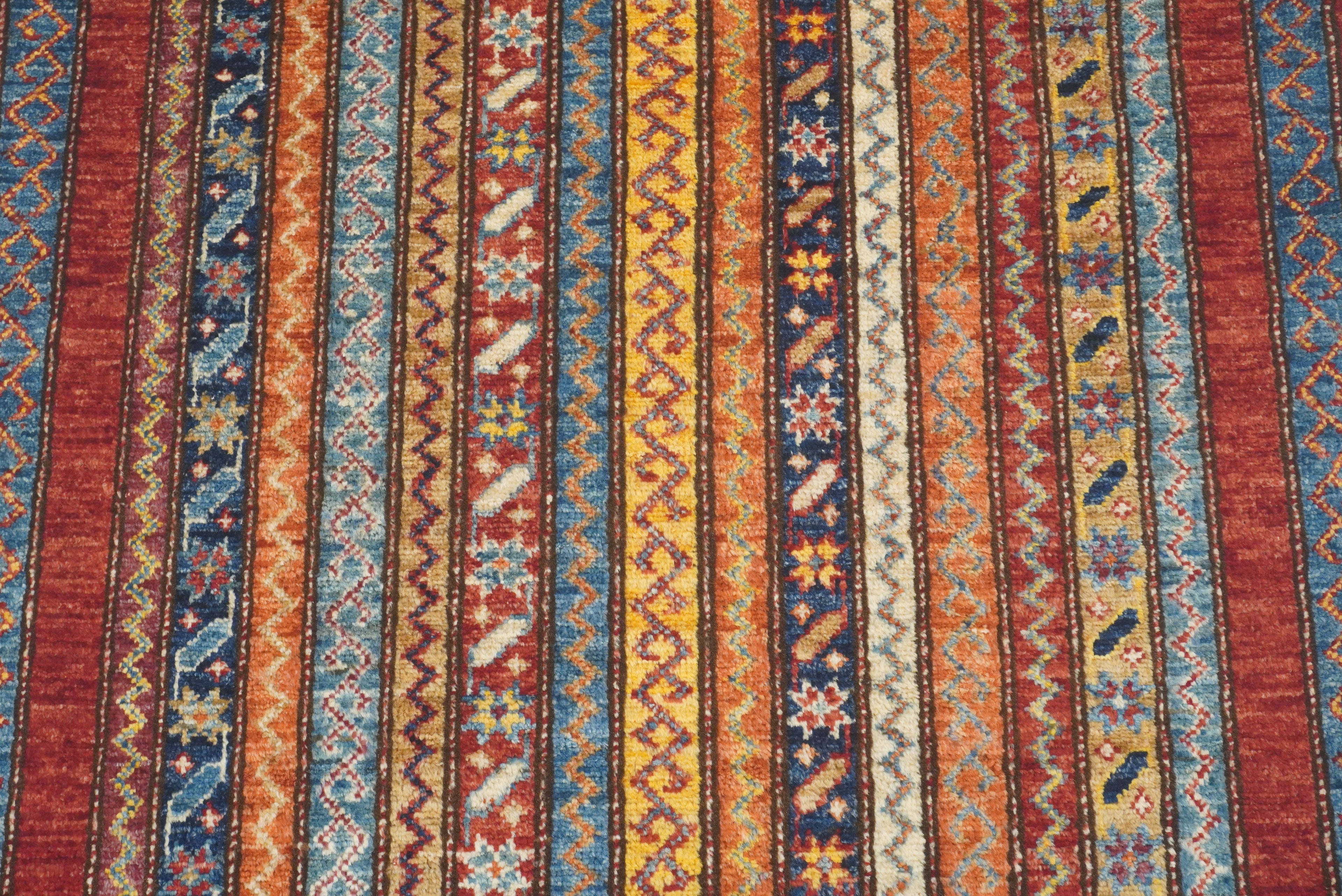 3x4 Red Turkish Style Hand knotted Wool Rug - Yildiz Rugs