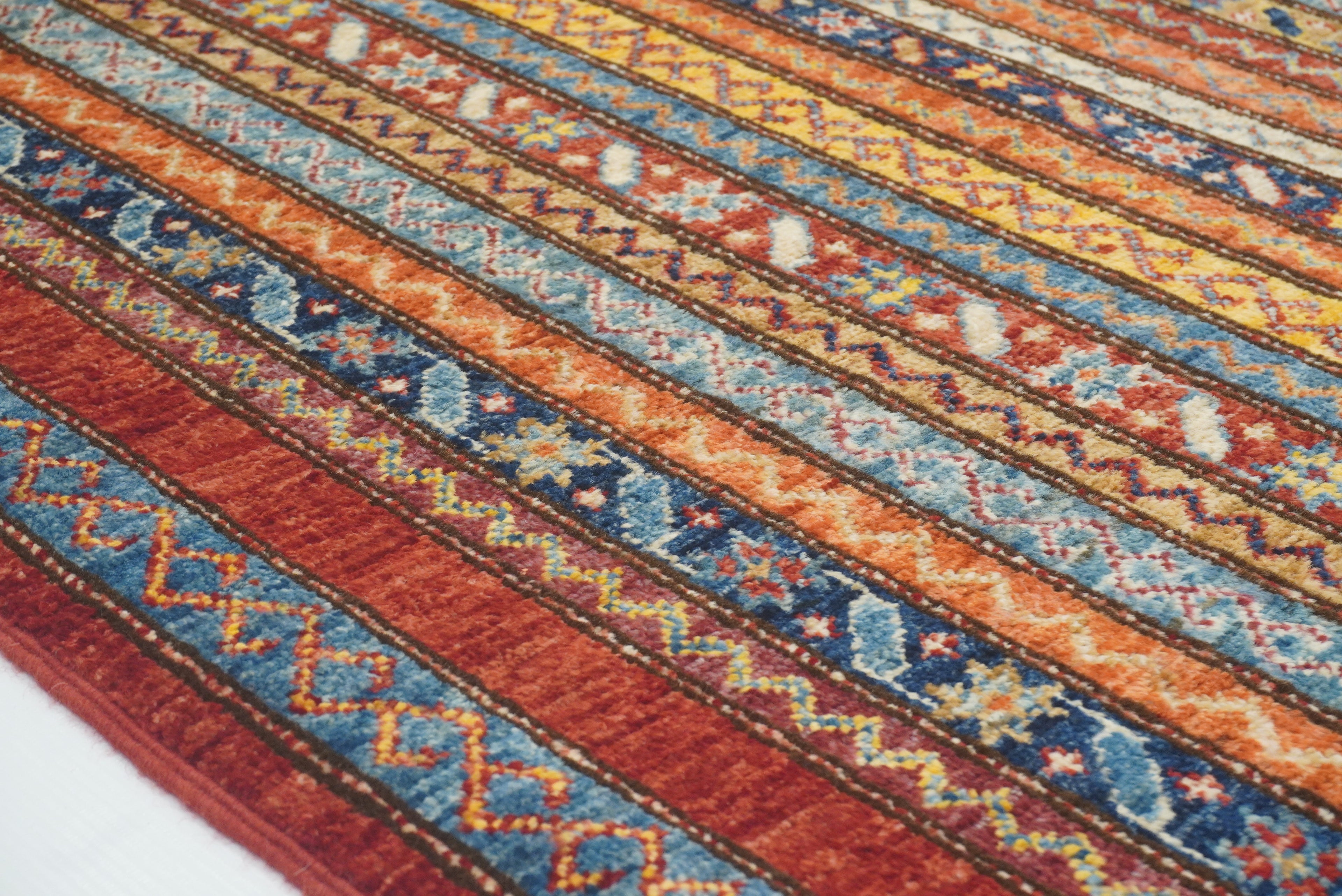 3x4 Red Turkish Style Hand knotted Wool Rug - Yildiz Rugs