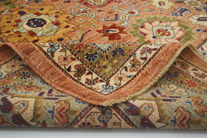 SOLD 9x12 Brown Bidjar Harshang Afghan Hand knotted Wool Oriental Rug