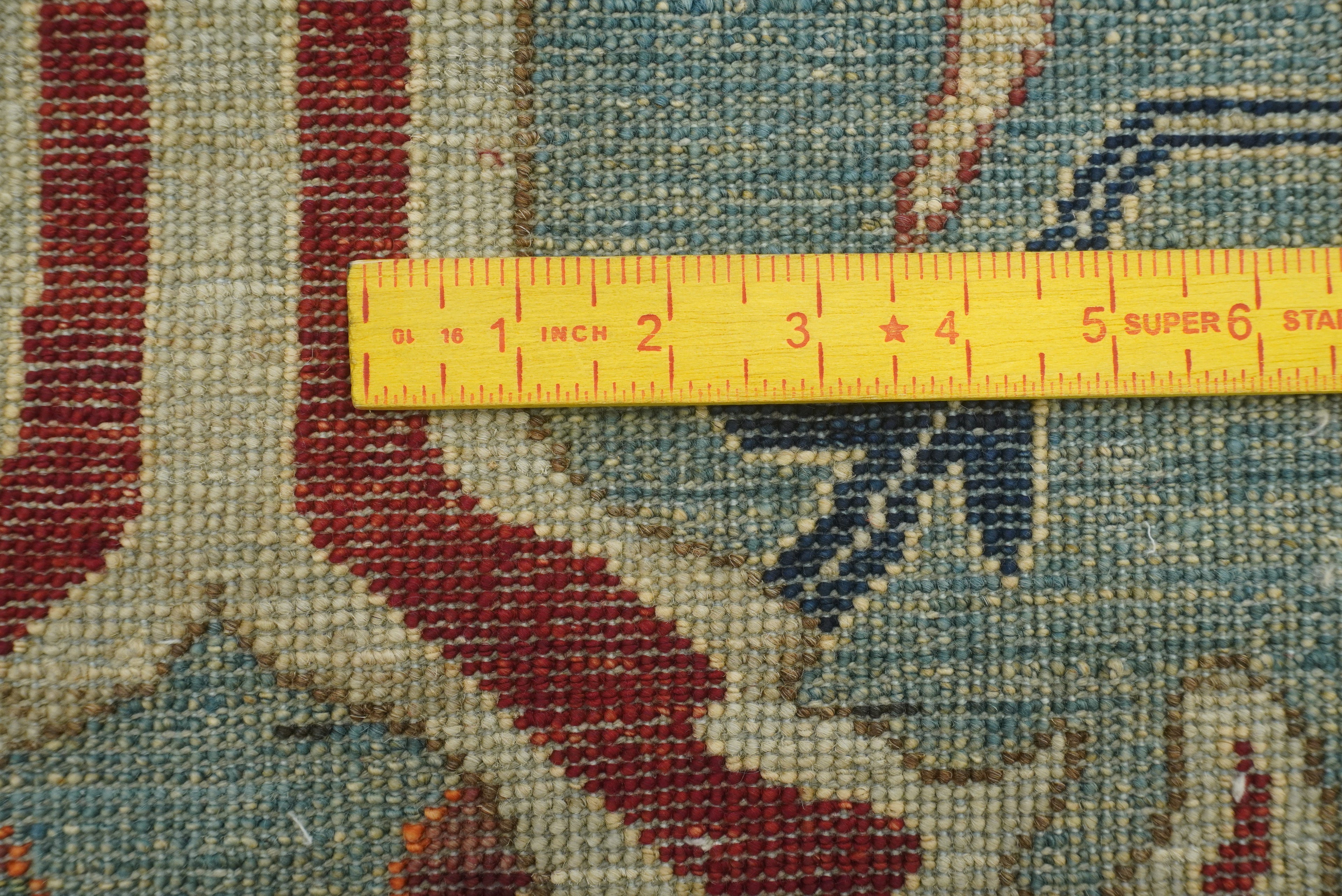 9x12 Blue Heriz Hand Knotted Afghan Wool Oriental Rug - Yildiz Rugs