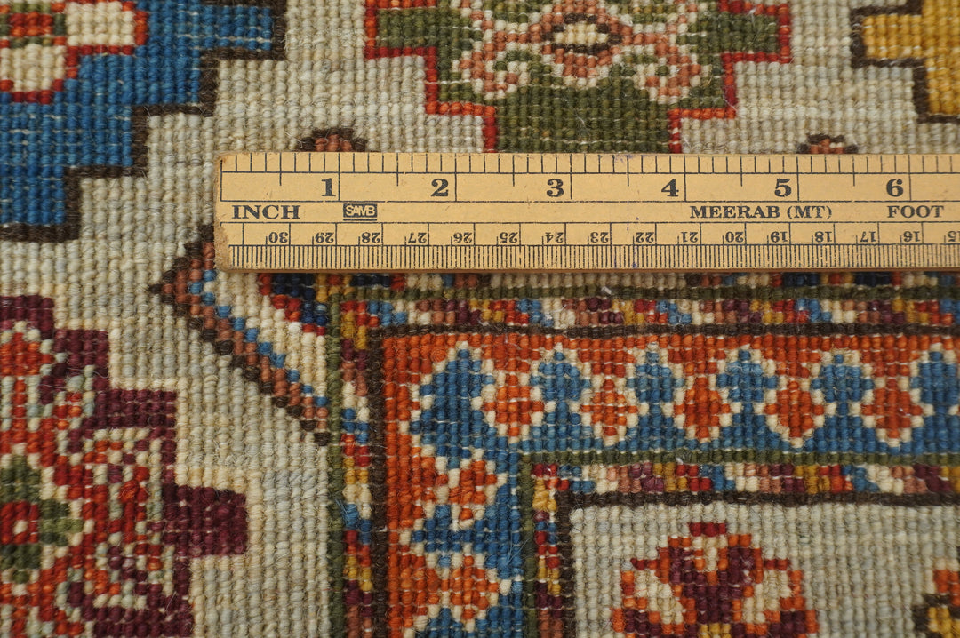 5x8 Gray Ersari Turkmen Afghan Tribal Oriental Rug