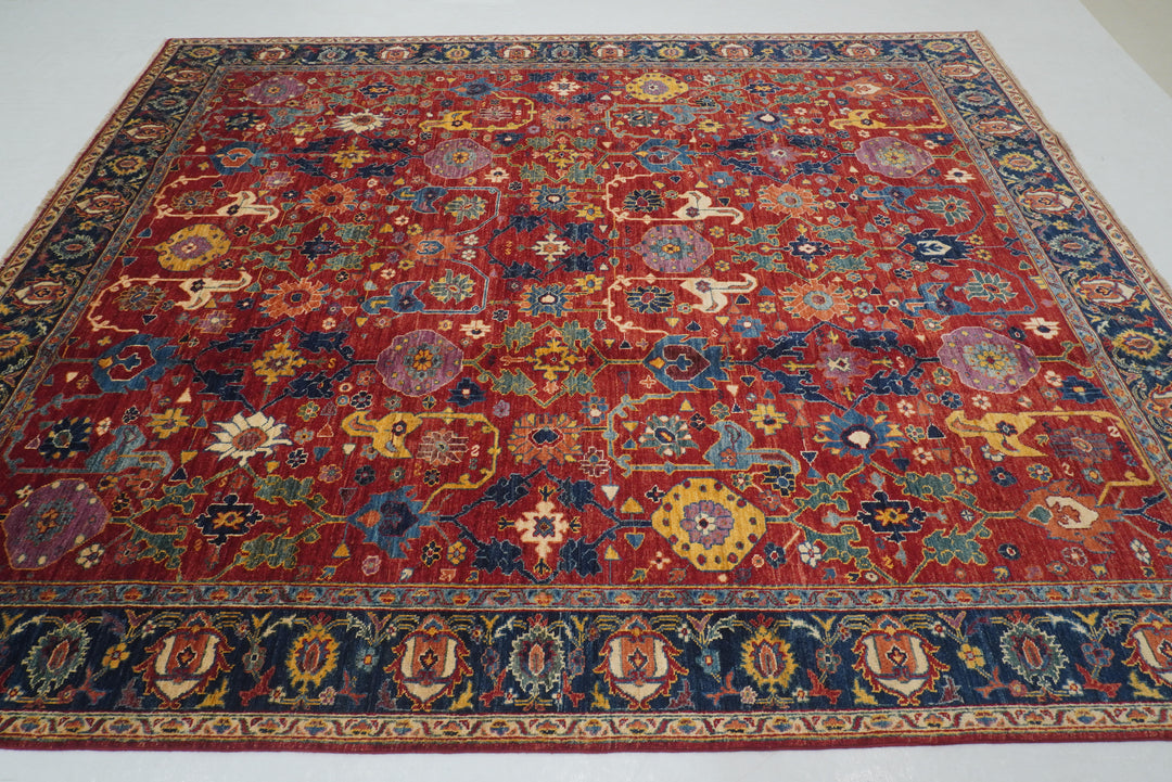 8x10 Red Bidjar Afghan Hand knotted Oriental Rug