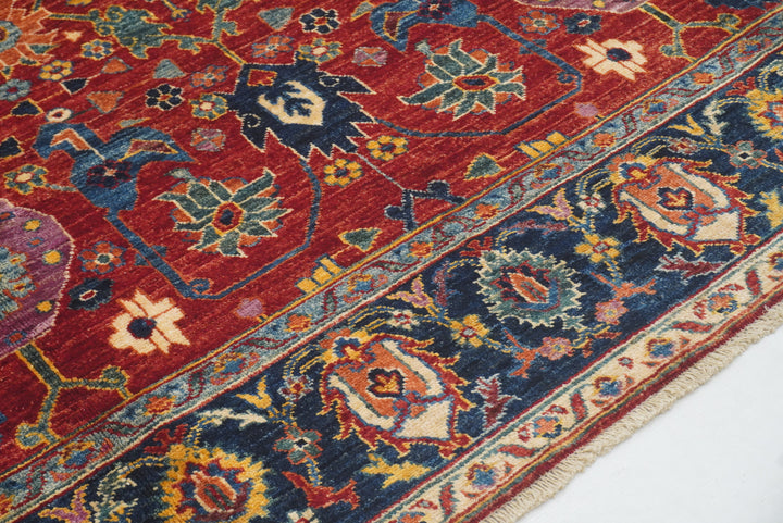 8x10 Red Bidjar Afghan Hand knotted Oriental Rug