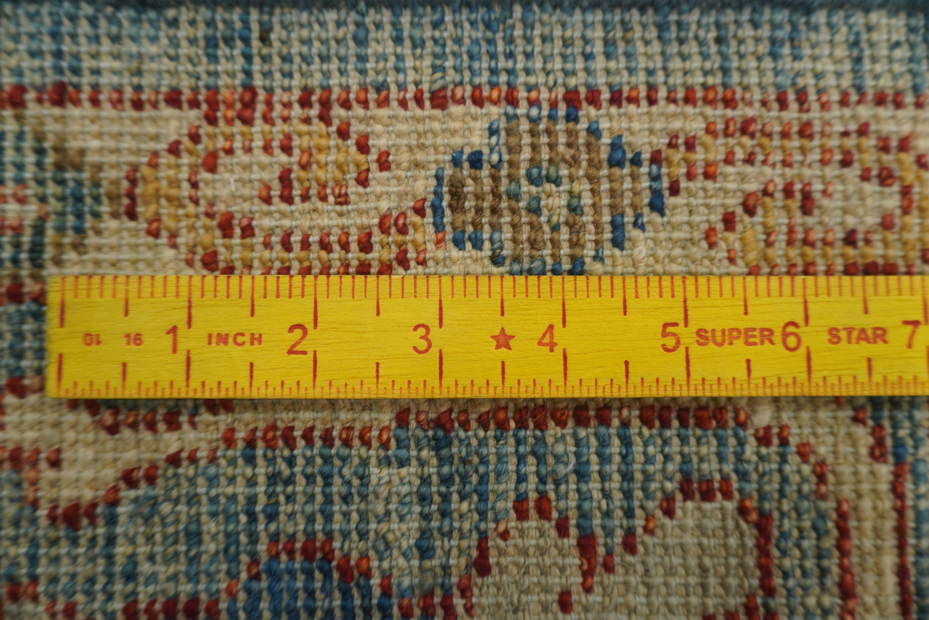 8x10 Blue Oushak Hand knotted Wool Oriental Rug - Yildiz Rugs