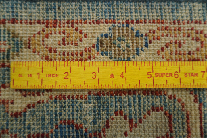 8x10 Blue Oushak Hand knotted Wool Oriental Rug - Yildiz Rugs