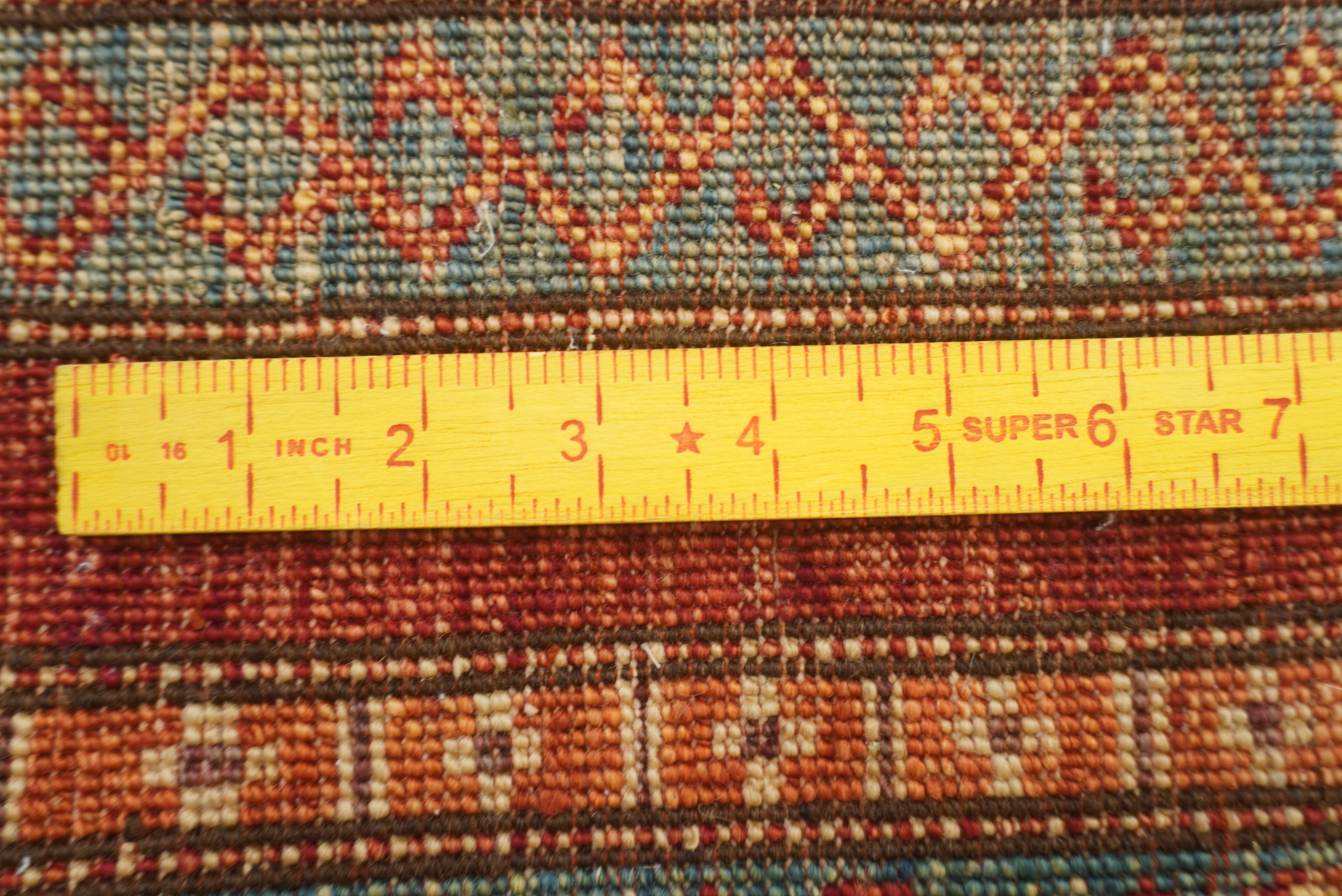 2'3"x6'6" Red Shawl Hand Knotted Wool Runner Rug - Yildiz Rugs
