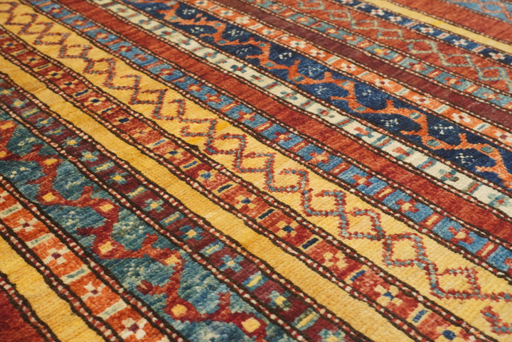 3x4 Red Turkish Style Hand knotted Wool Rug - Yildiz Rugs