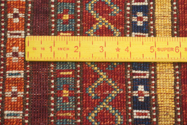 3x4 Red Turkish Style Hand knotted Wool Rug - Yildiz Rugs