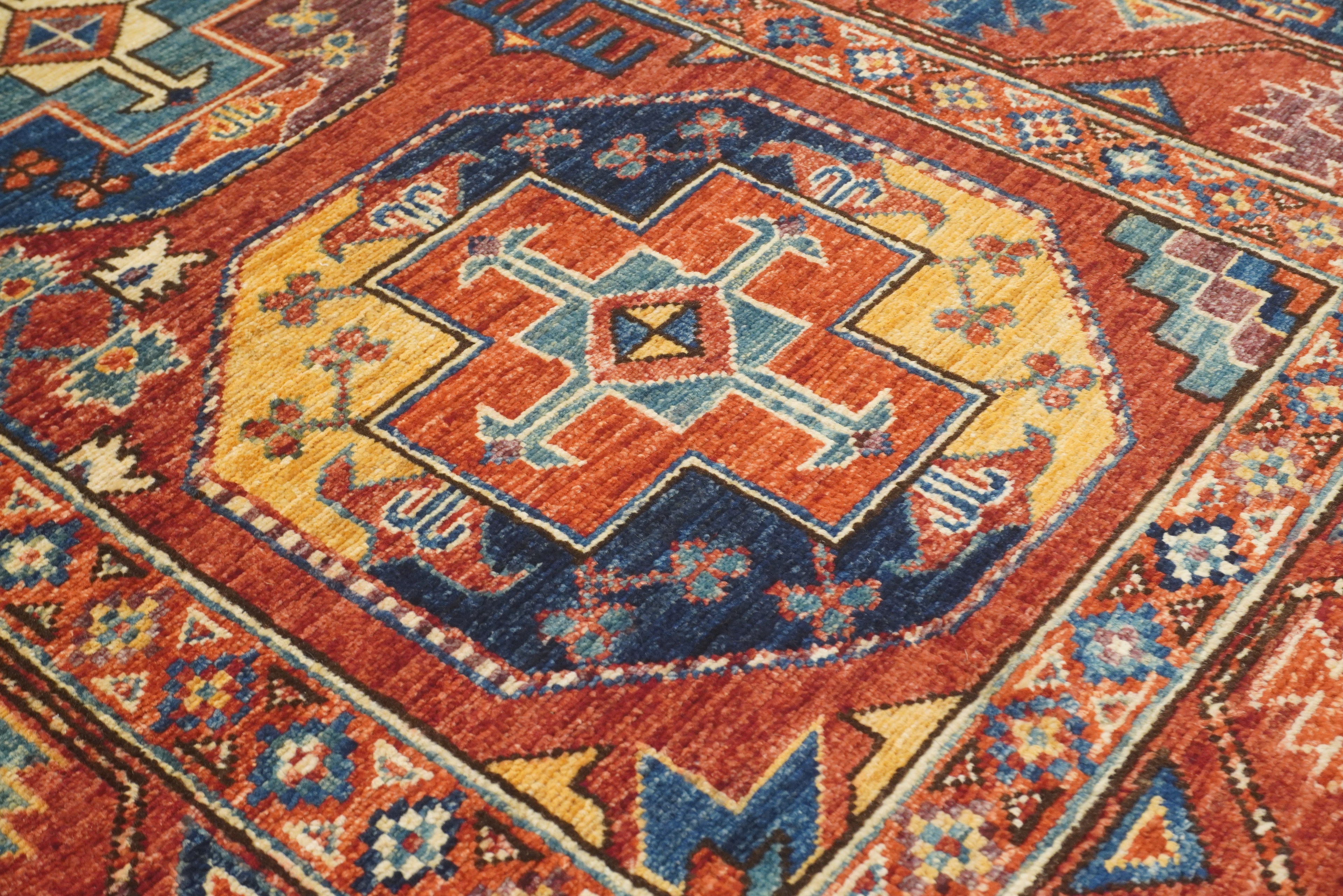 3x4 Red Ersari Hand Knotted Afghan Oriental Rug - Yildiz Rugs