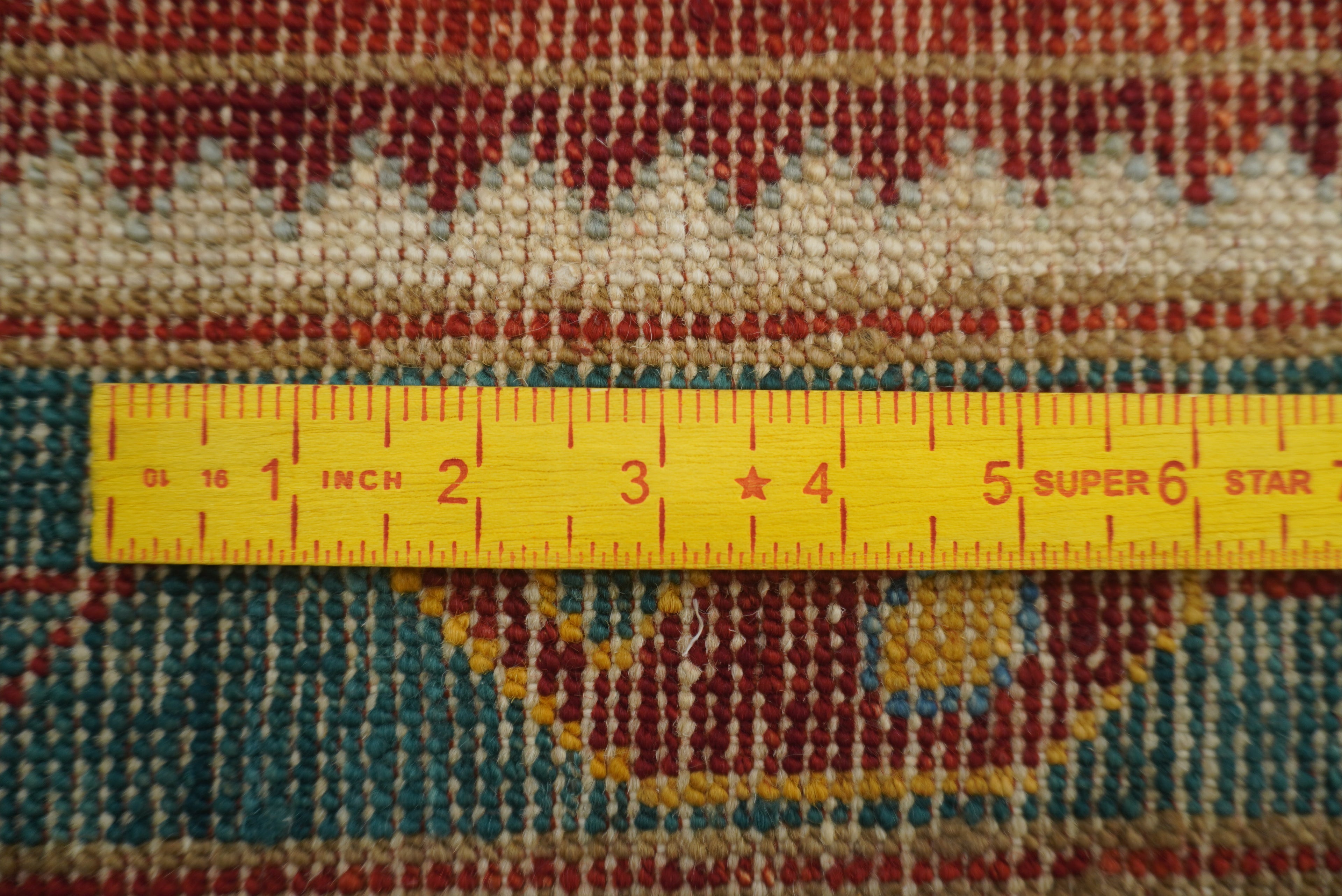 10x14 Red Oushak Hand-Knotted Wool Oriental Rug - Yildiz Rugs