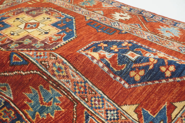 3x4 Red Ersari Hand Knotted Afghan Oriental Rug - Yildiz Rugs