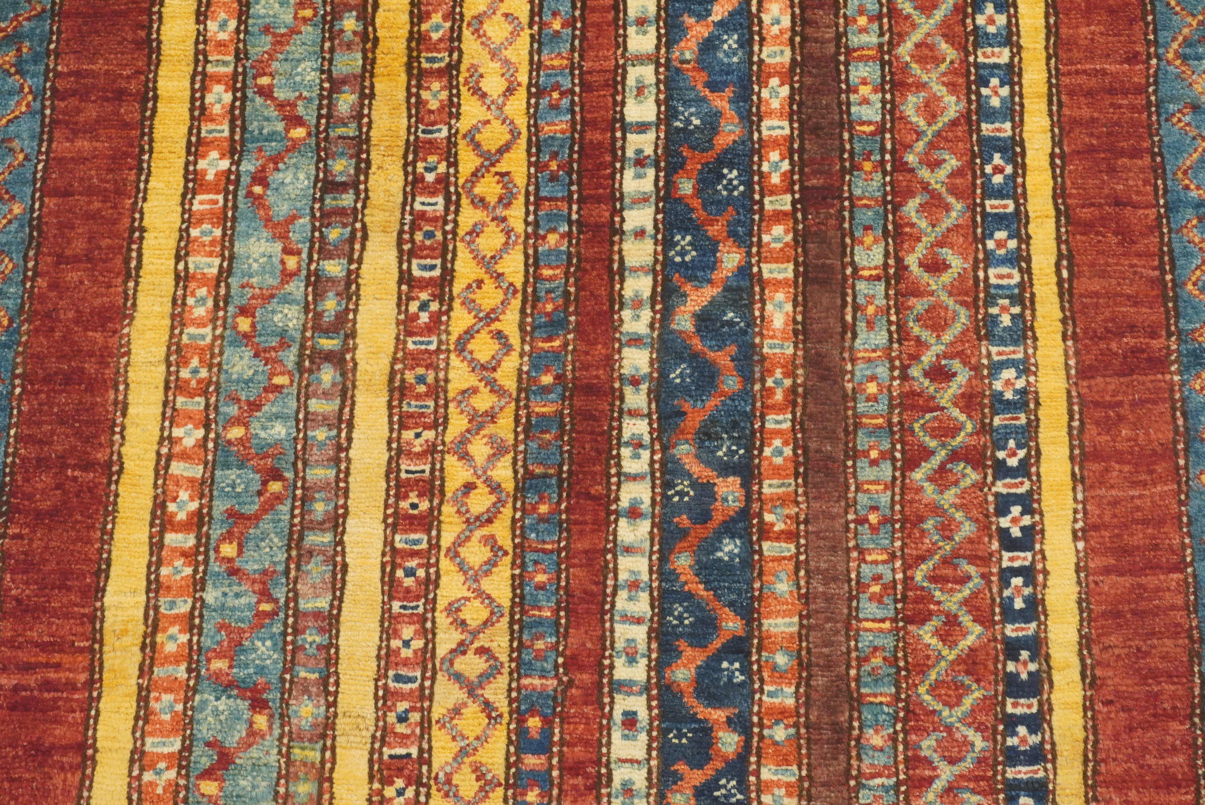 3x4 Red Turkish Style Hand knotted Wool Rug - Yildiz Rugs