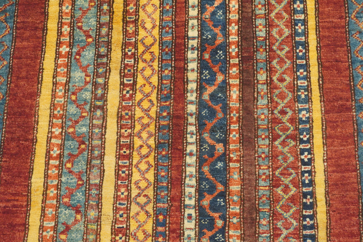 3x4 Red Turkish Style Hand knotted Wool Rug - Yildiz Rugs