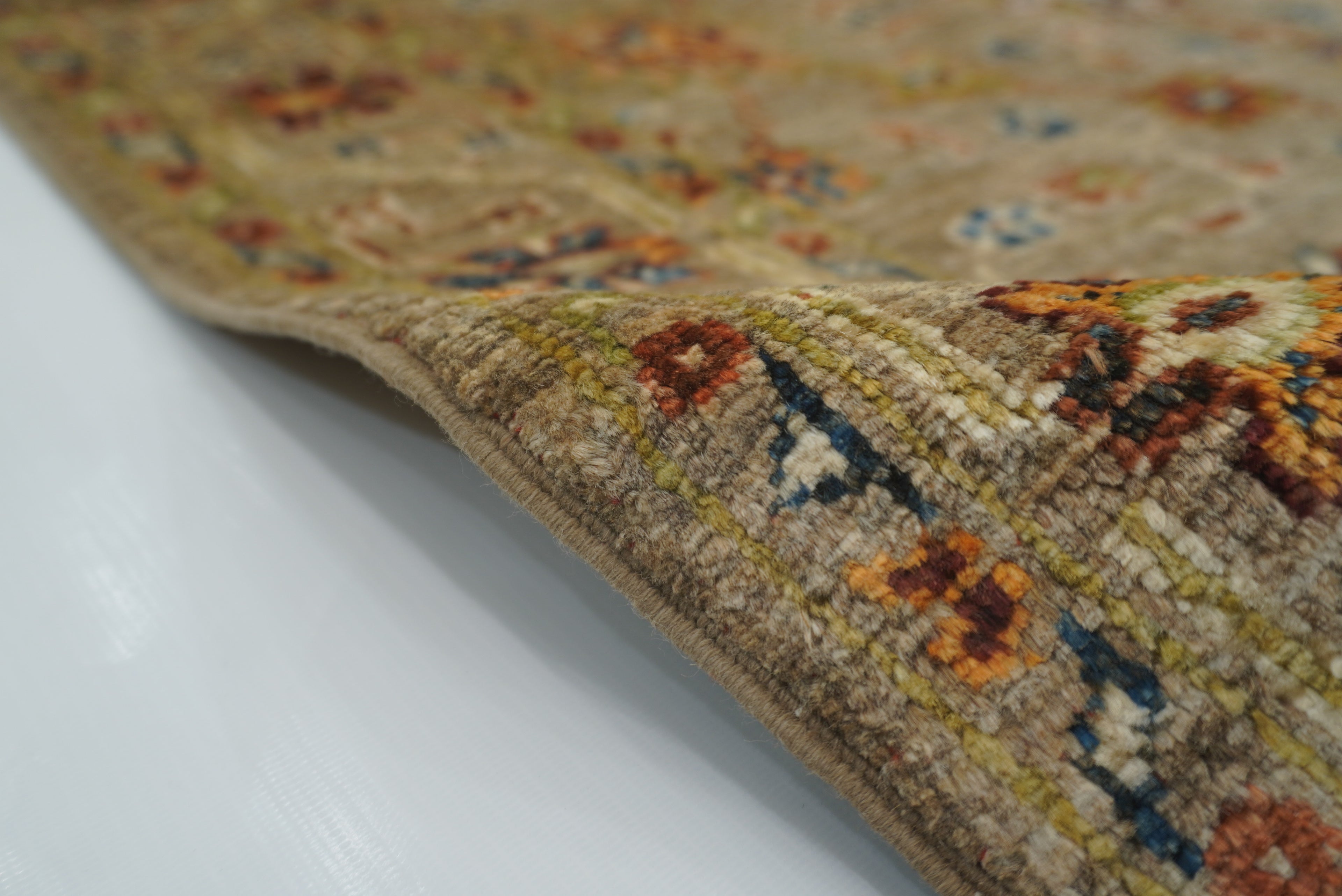 3x4 Brown Waziri Afghan Hand knotted Oriental Rug - Yildiz Rugs