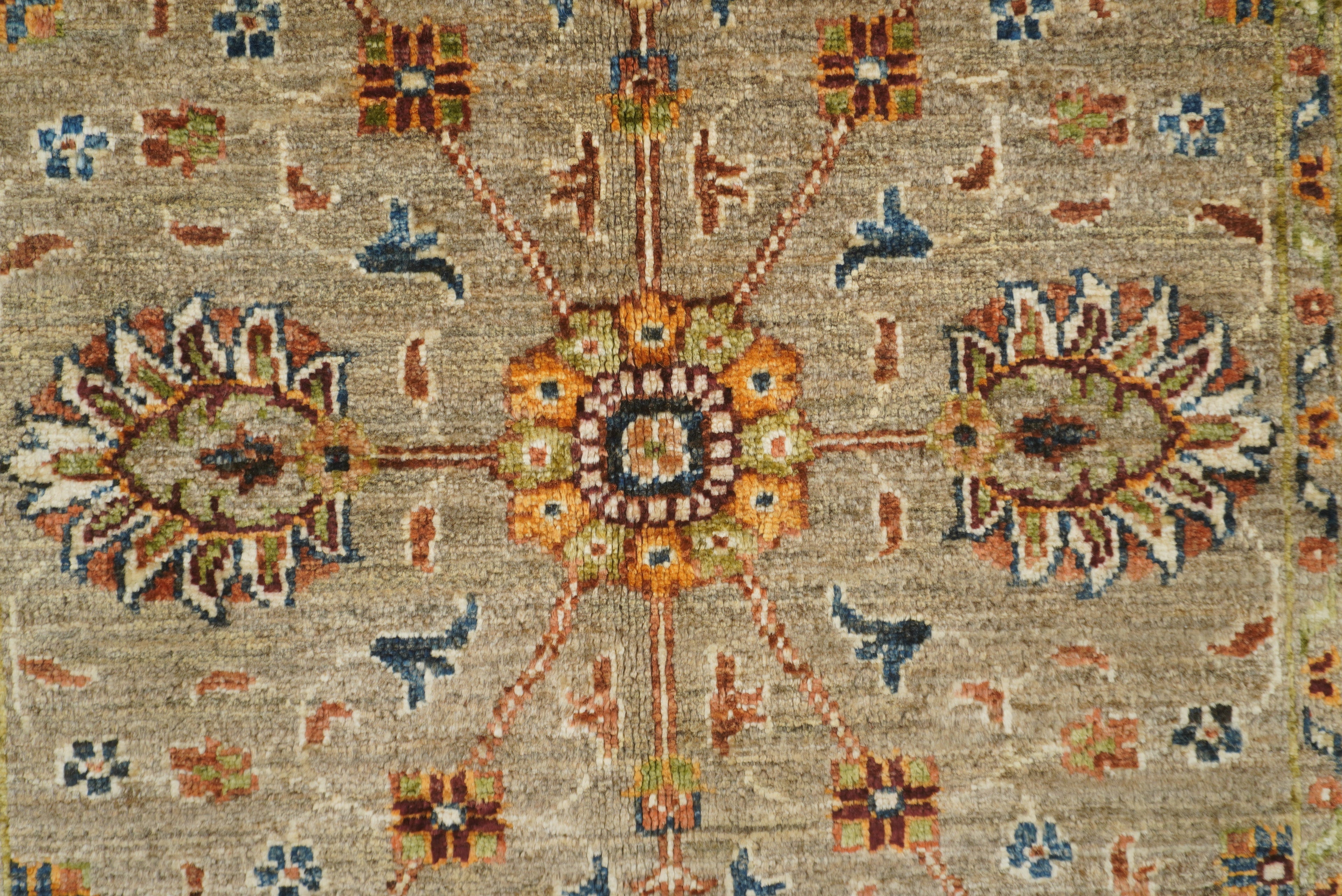 3x4 Brown Waziri Afghan Hand knotted Oriental Rug - Yildiz Rugs