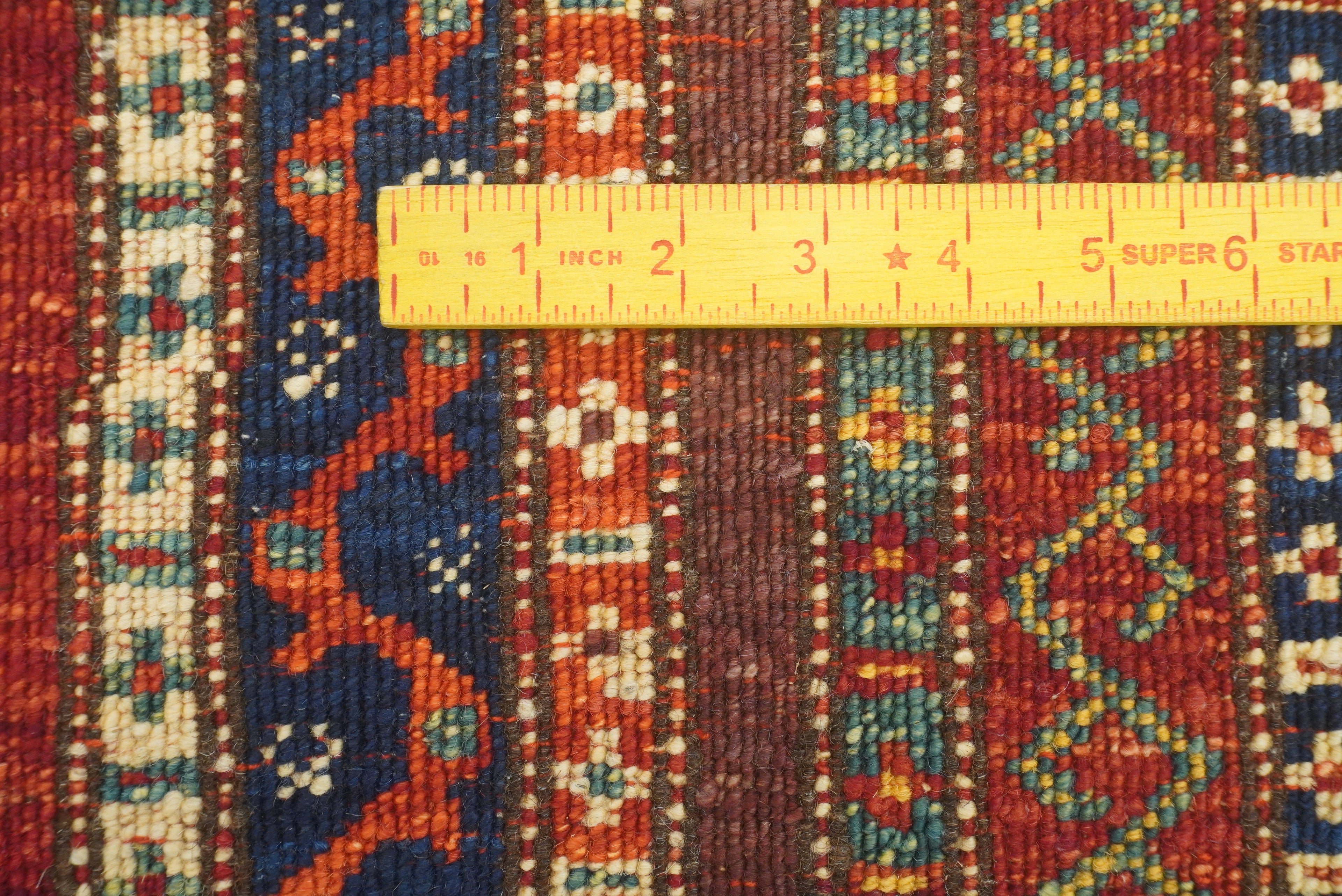 3x4 Red Turkish Style Hand knotted Wool Rug - Yildiz Rugs