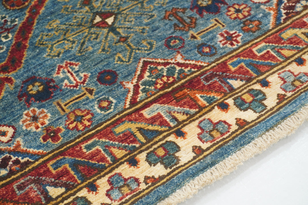 3x5 Blue Bidjar Afghan Hand knotted Oriental Rug - Yildiz Rugs