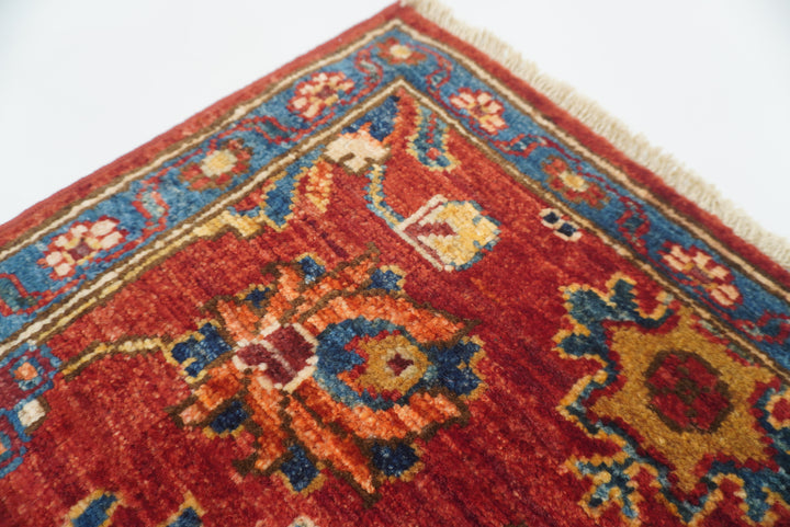 10 ft Red Bidjar Afghan Hand Knotted Oriental Runner Rug - Yildiz Rugs