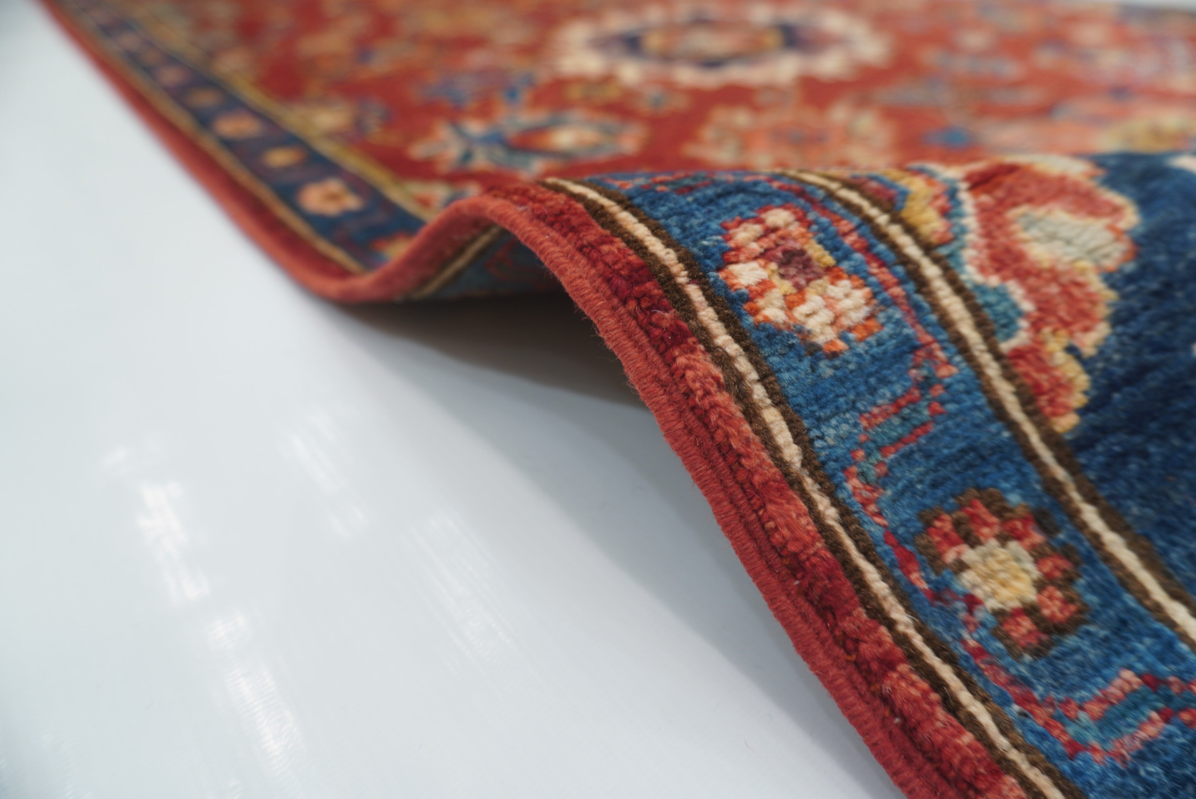 10 ft Red Bidjar Afghan Hand Knotted Oriental Runner Rug - Yildiz Rugs
