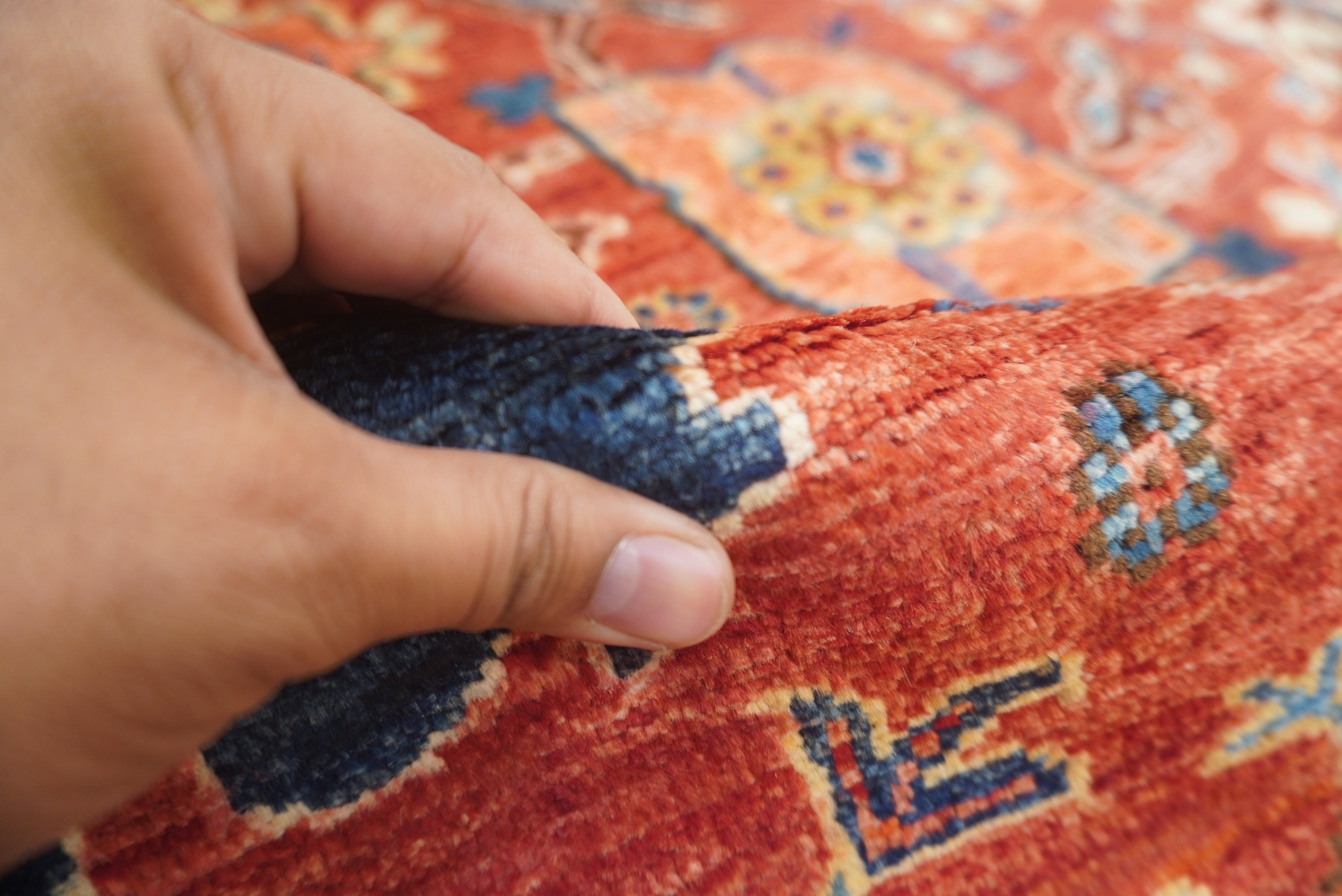10 ft Red Bidjar Afghan Hand Knotted Oriental Runner Rug - Yildiz Rugs