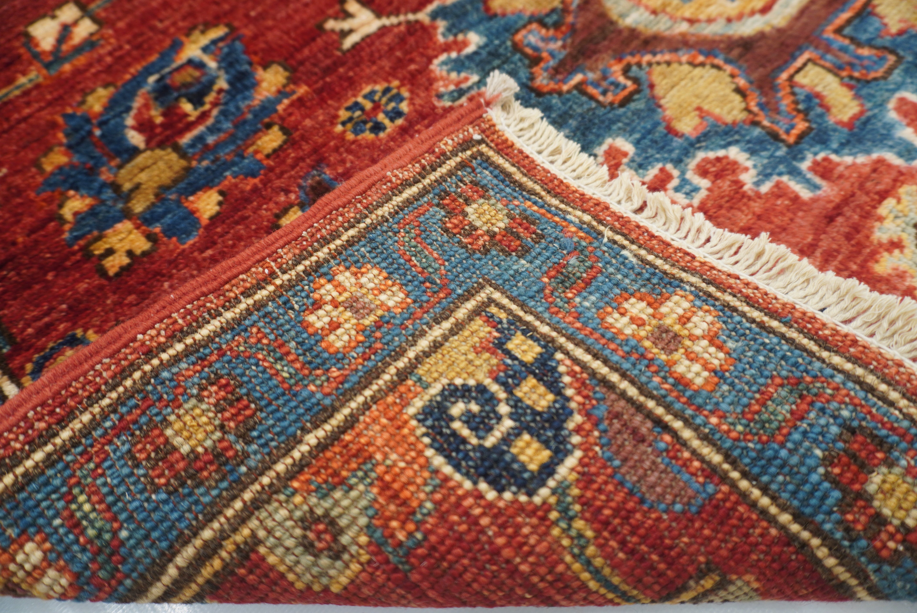 10 ft Red Bidjar Afghan Hand Knotted Oriental Runner Rug - Yildiz Rugs