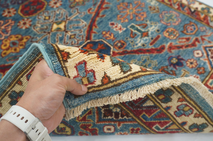 3x5 Blue Bidjar Afghan Hand knotted Oriental Rug - Yildiz Rugs