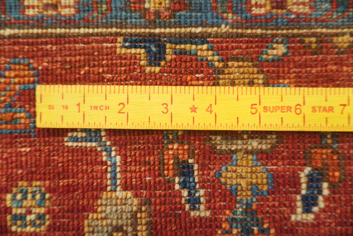 10 ft Red Bidjar Afghan Hand Knotted Oriental Runner Rug - Yildiz Rugs