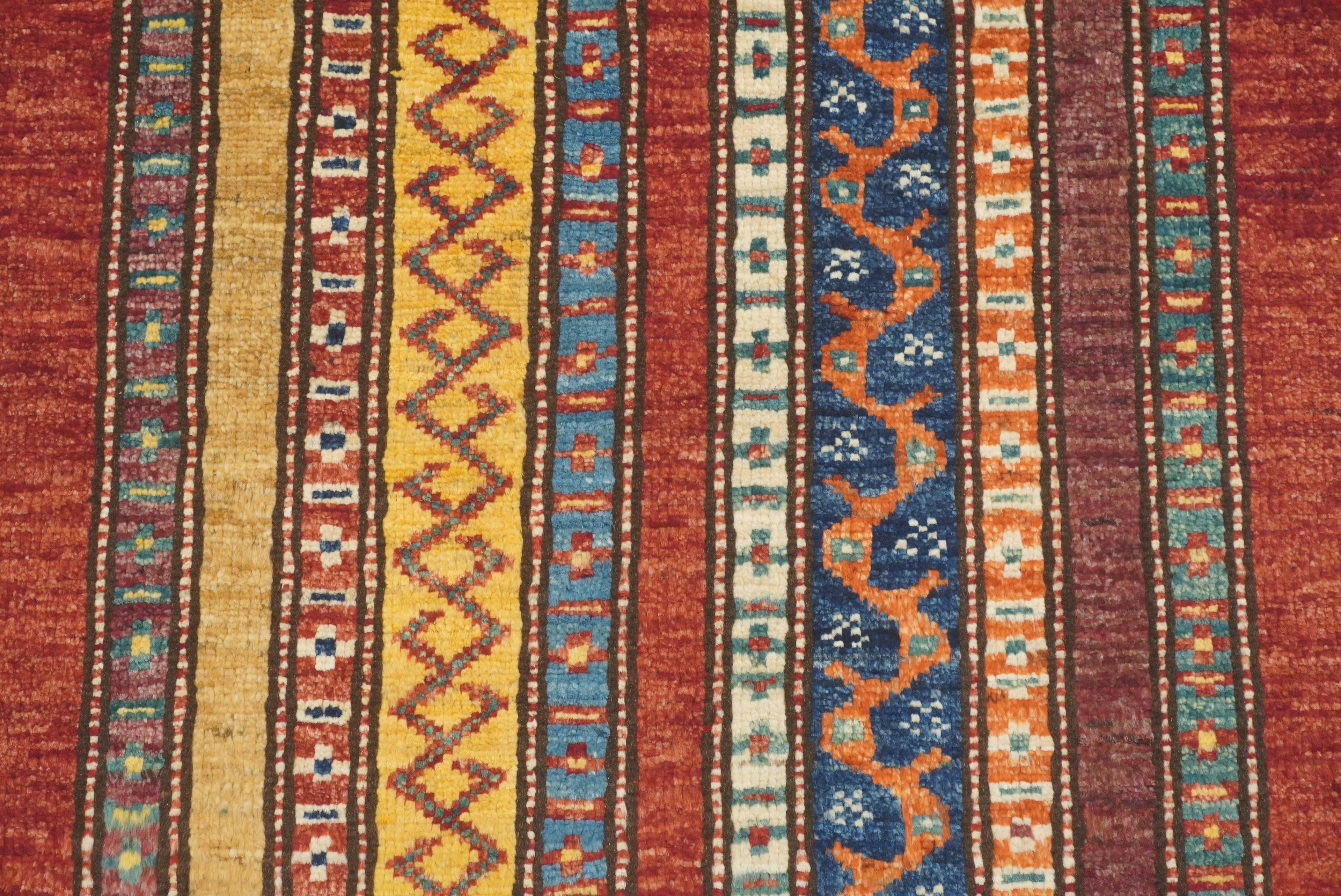 3x4 Red Turkish Style Hand knotted Wool Rug - Yildiz Rugs