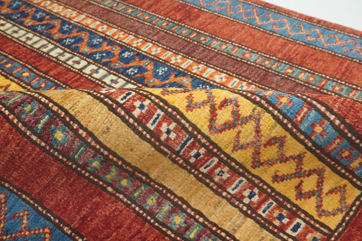 3x4 Red Turkish Style Hand knotted Wool Rug - Yildiz Rugs