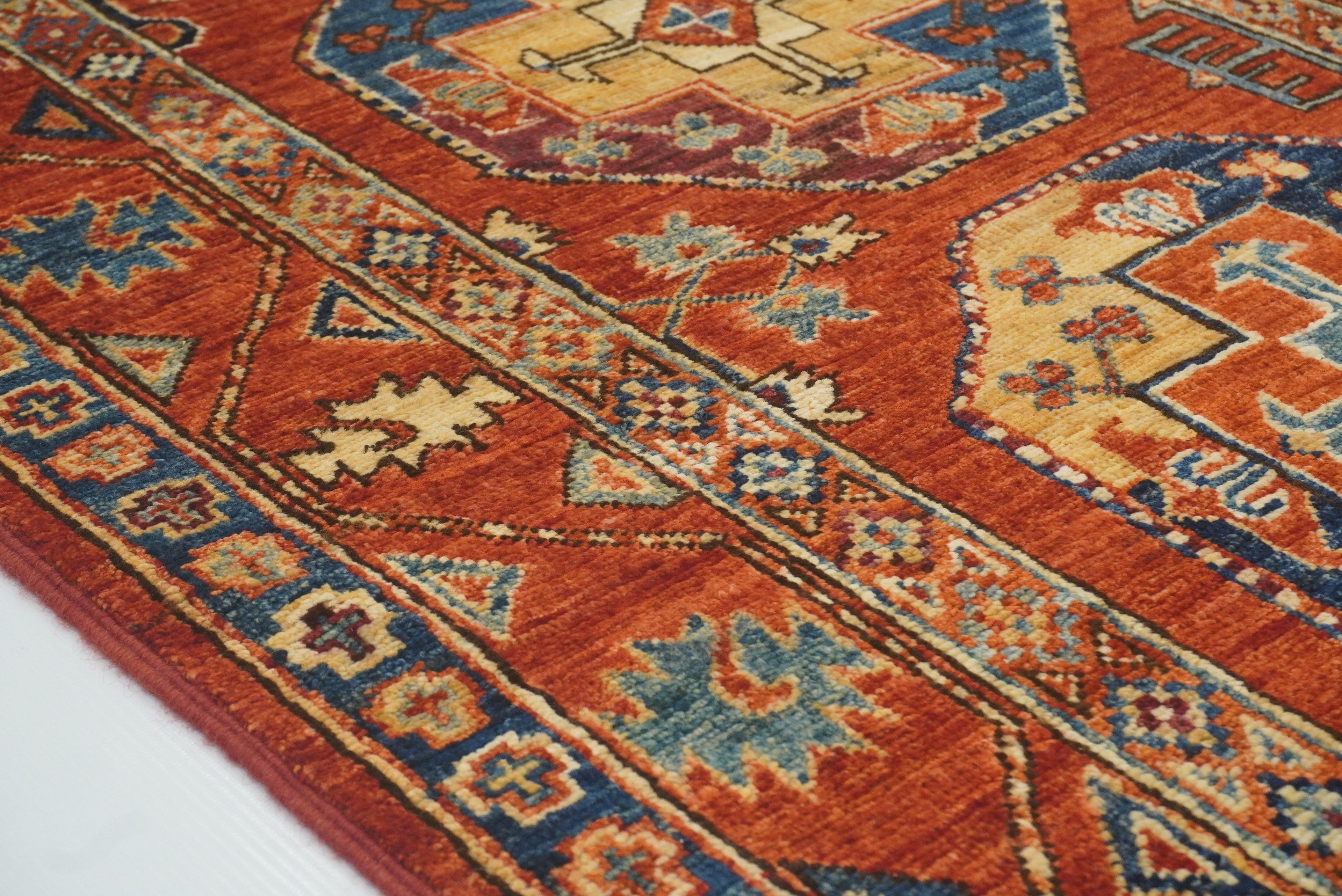 3x4 Red Ersari Hand Knotted Afghan Oriental Rug - Yildiz Rugs