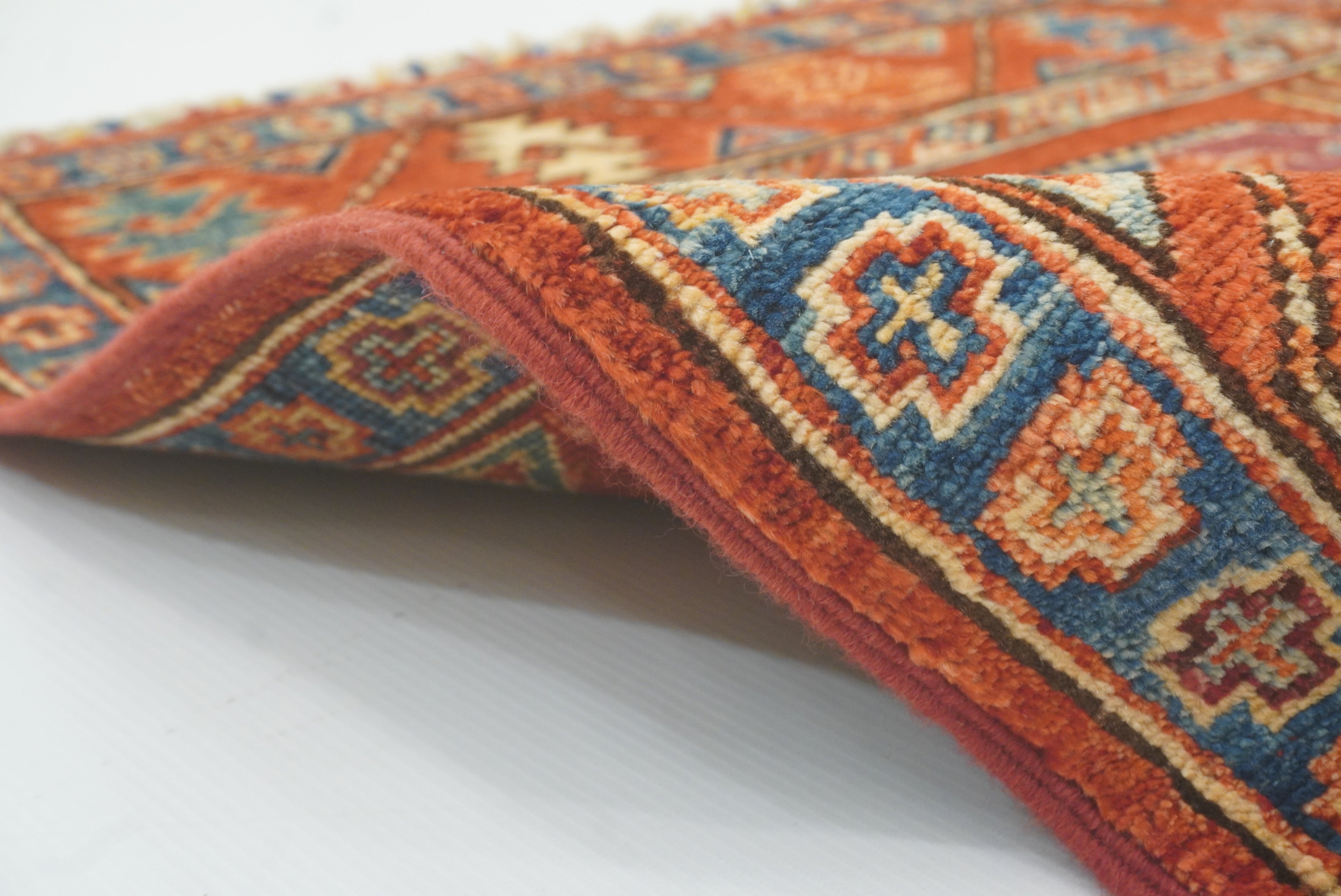3x4 Red Ersari Hand Knotted Afghan Oriental Rug - Yildiz Rugs