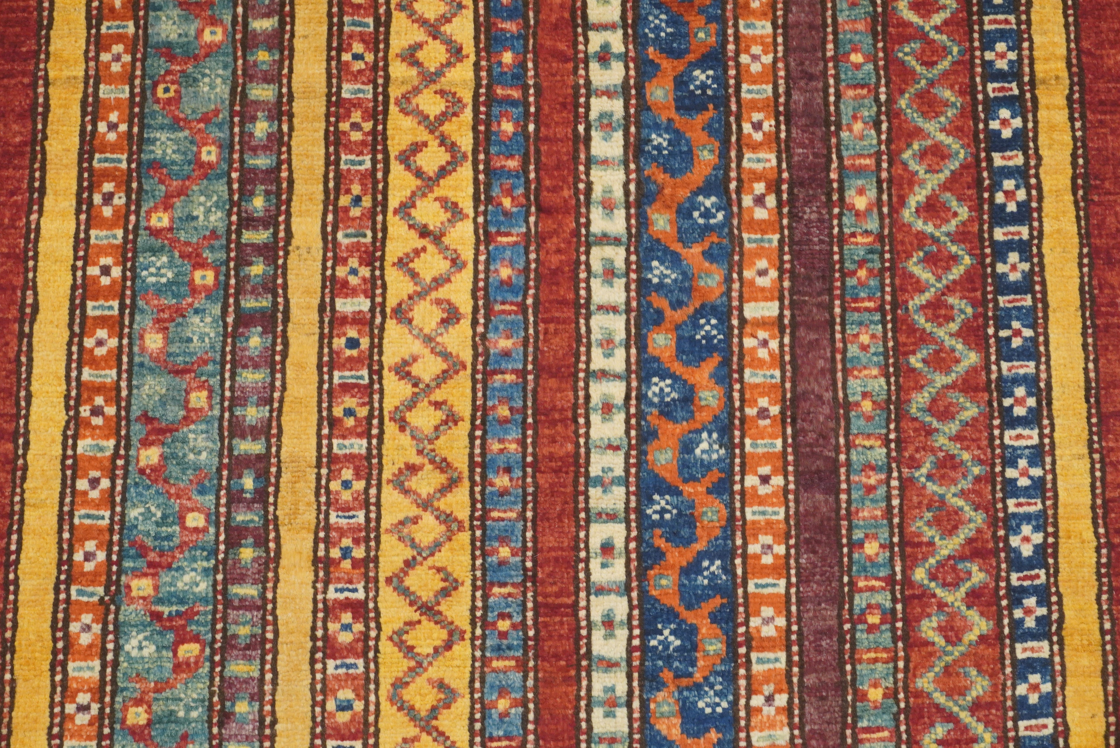 3x4 Red Turkish Style Hand knotted Wool Rug - Yildiz Rugs