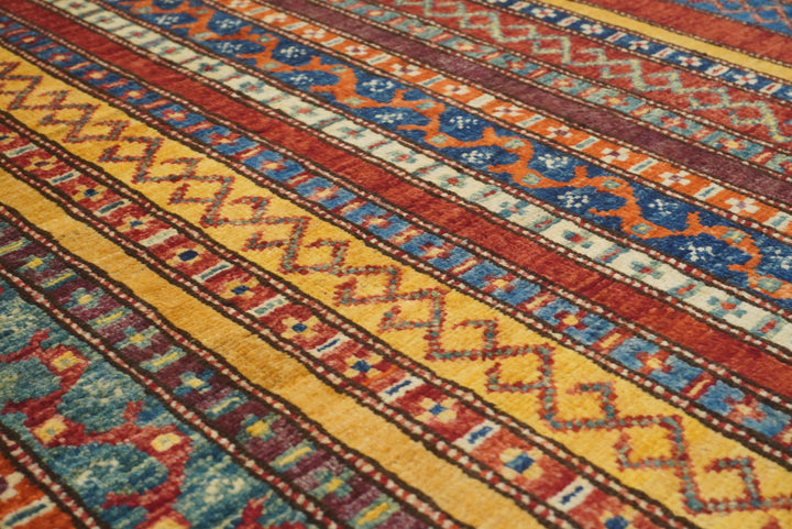 3x4 Red Turkish Style Hand knotted Wool Rug - Yildiz Rugs