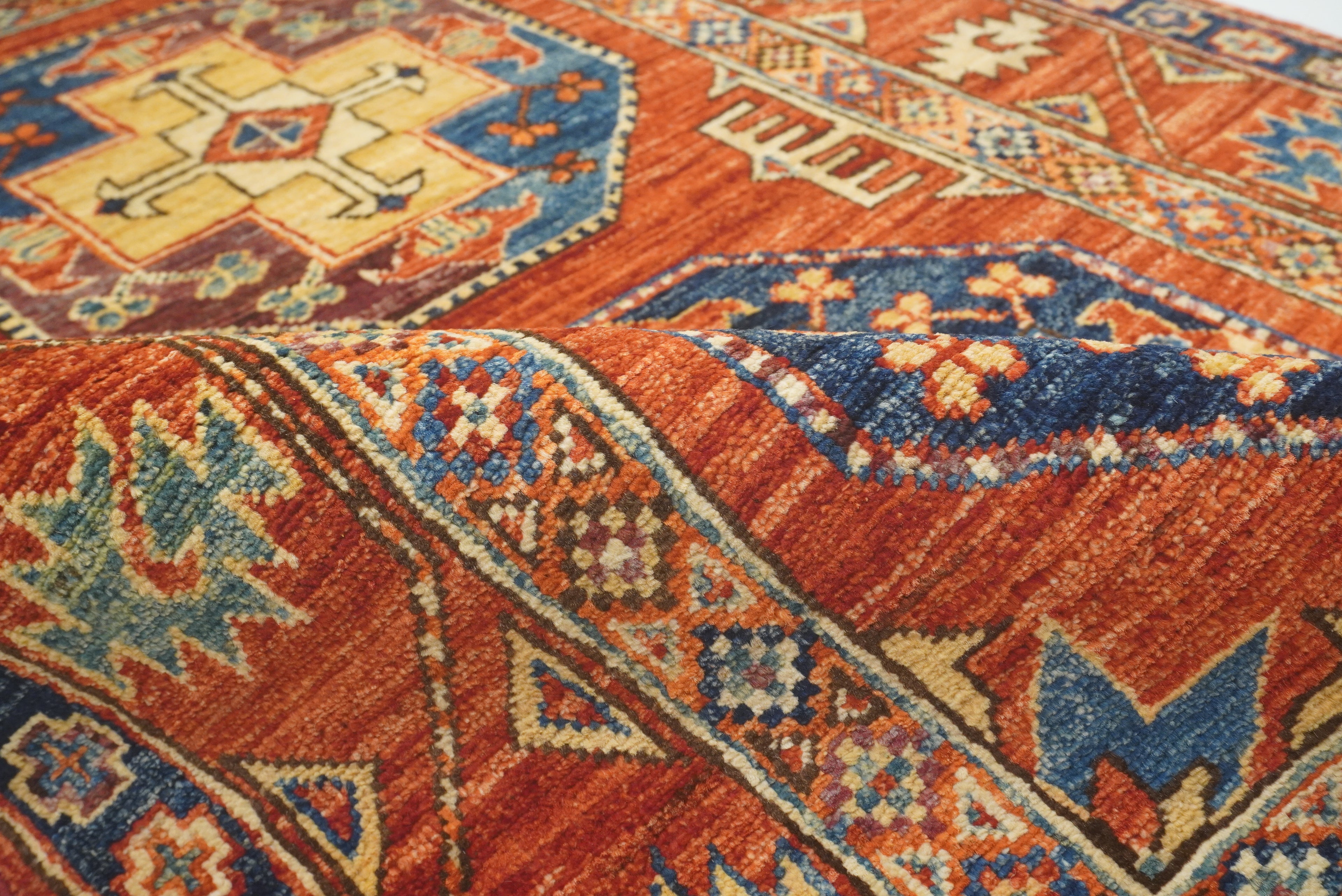 3x4 Red Ersari Hand Knotted Afghan Oriental Rug - Yildiz Rugs