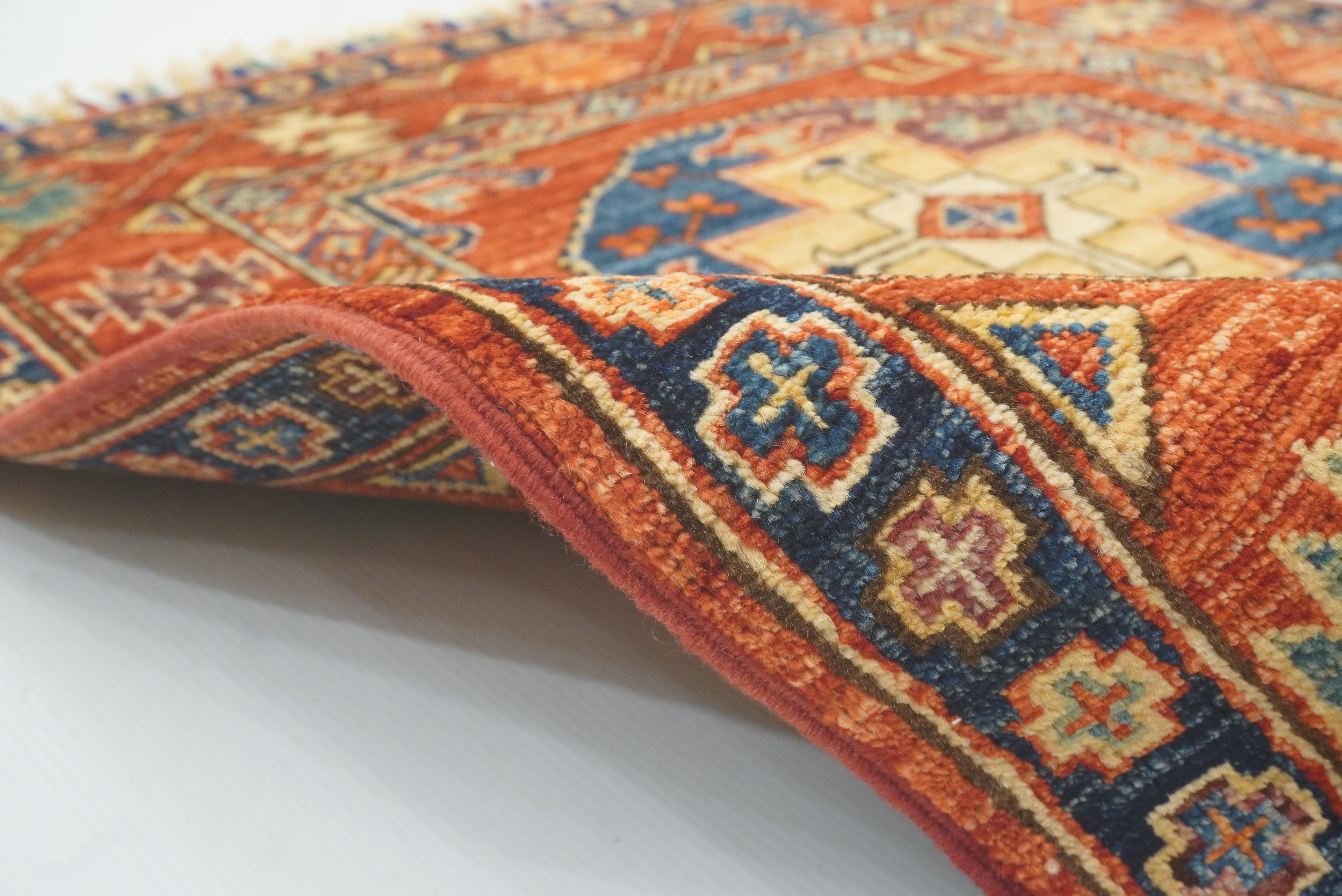 3x4 Red Ersari Hand Knotted Afghan Oriental Rug - Yildiz Rugs