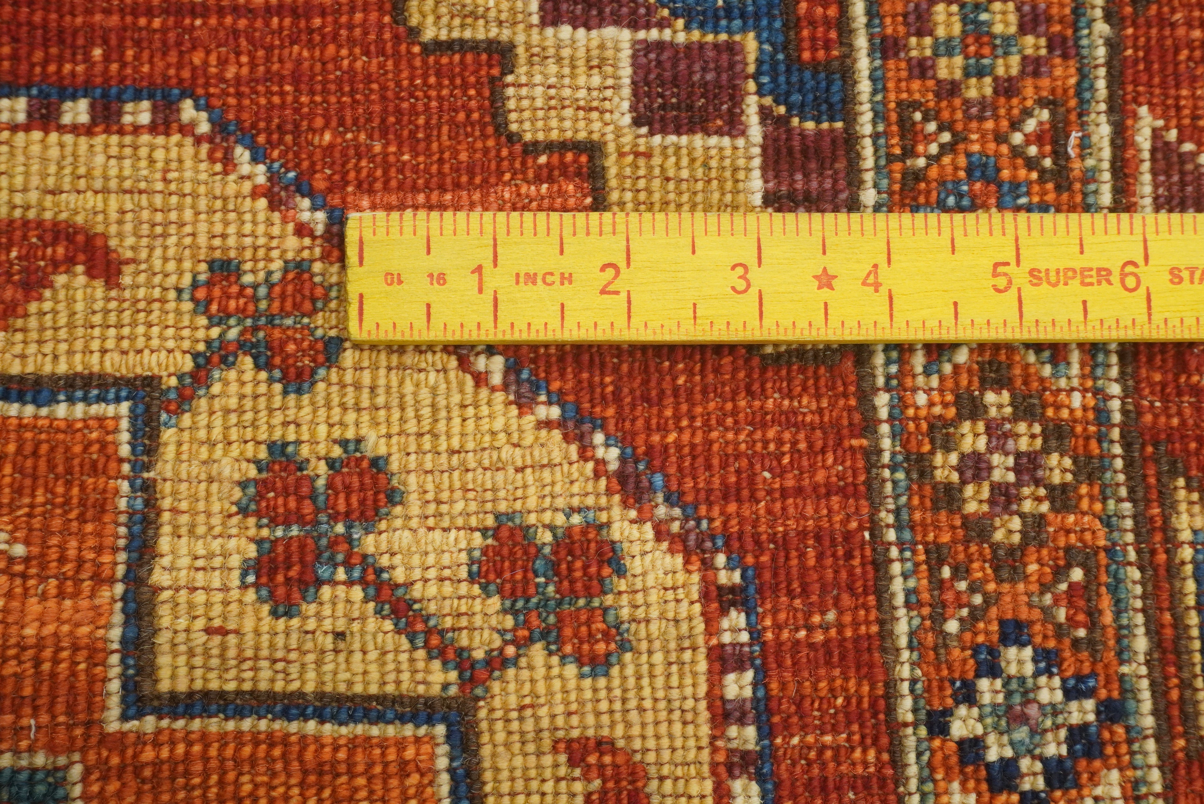 3x4 Red Ersari Hand Knotted Afghan Oriental Rug - Yildiz Rugs