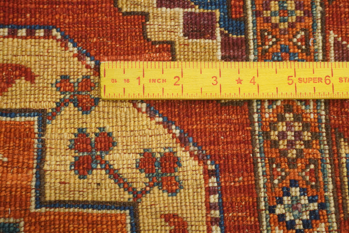 3x4 Red Ersari Hand Knotted Afghan Oriental Rug - Yildiz Rugs