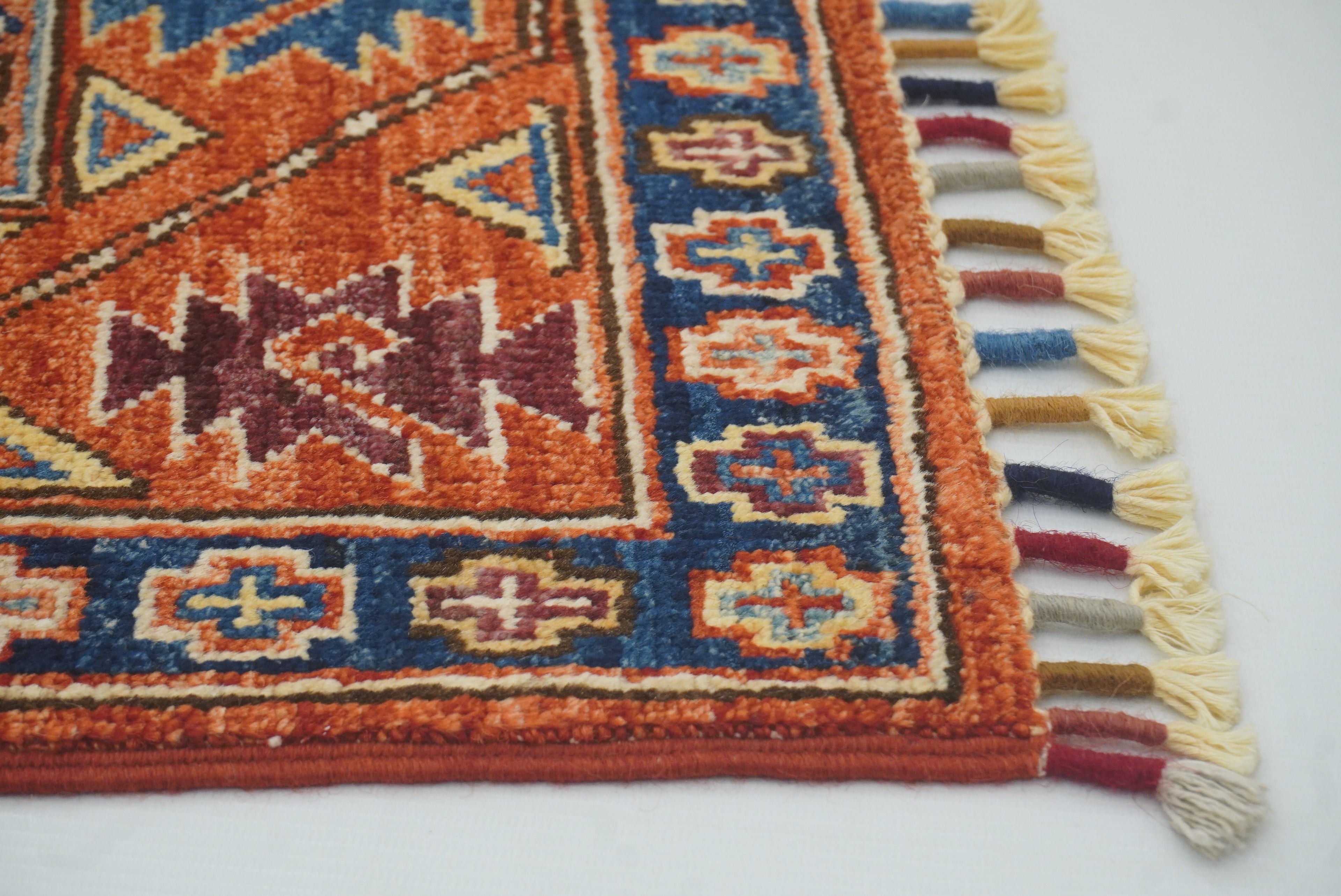 3x4 Red Ersari Hand Knotted Afghan Oriental Rug - Yildiz Rugs