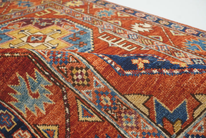 3x4 Red Ersari Hand Knotted Afghan Oriental Rug - Yildiz Rugs