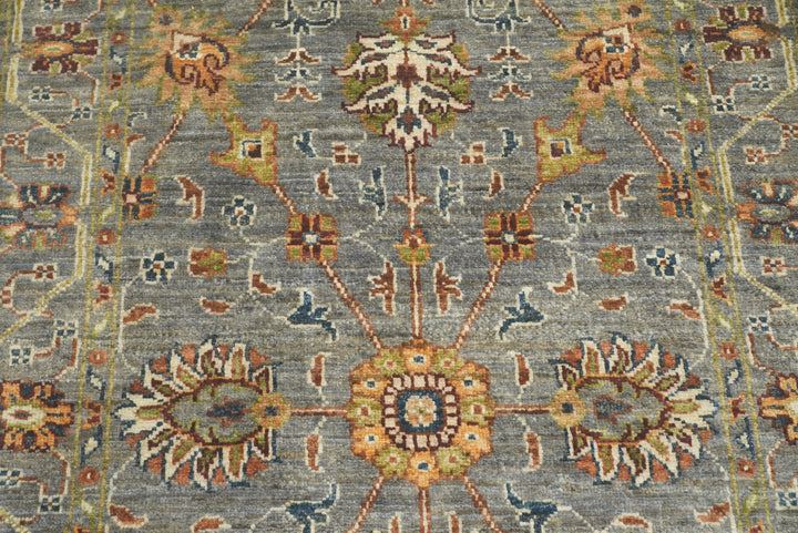 3x4 Gray Waziri Afghan Hand knotted Oriental Rug - Yildiz Rugs