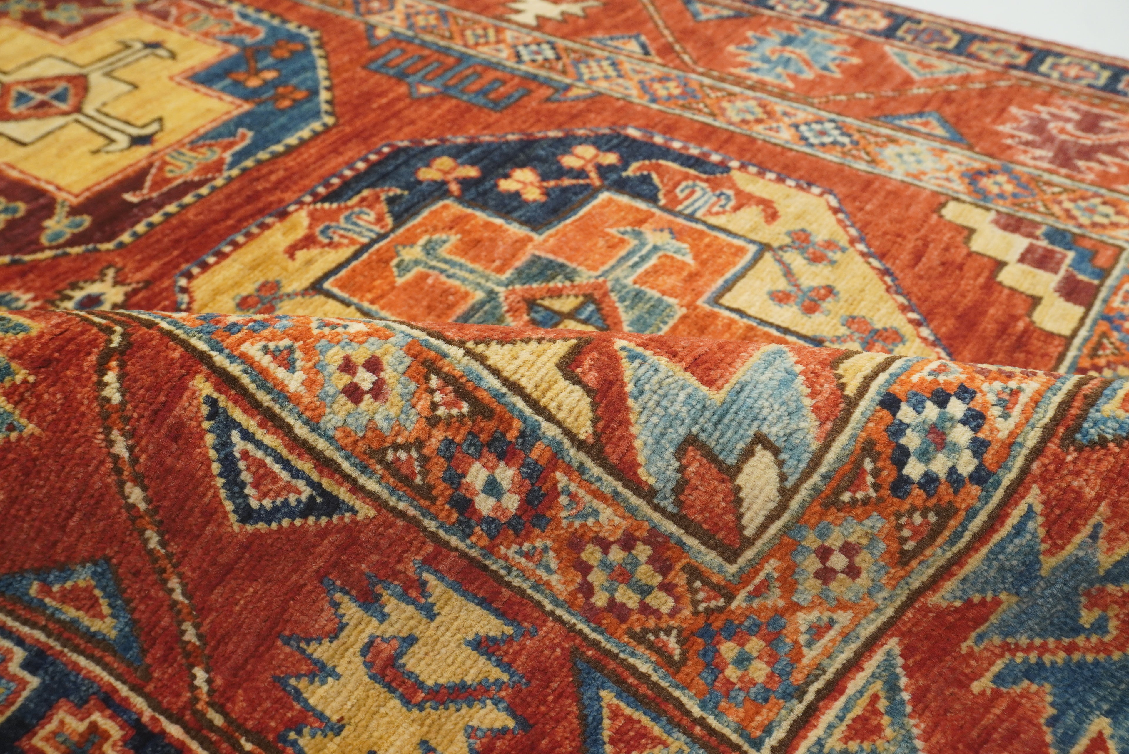 3x4 Red Ersari Hand Knotted Afghan Oriental Rug - Yildiz Rugs