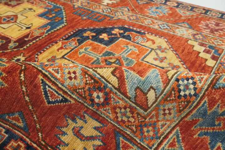 3x4 Red Ersari Hand Knotted Afghan Oriental Rug - Yildiz Rugs